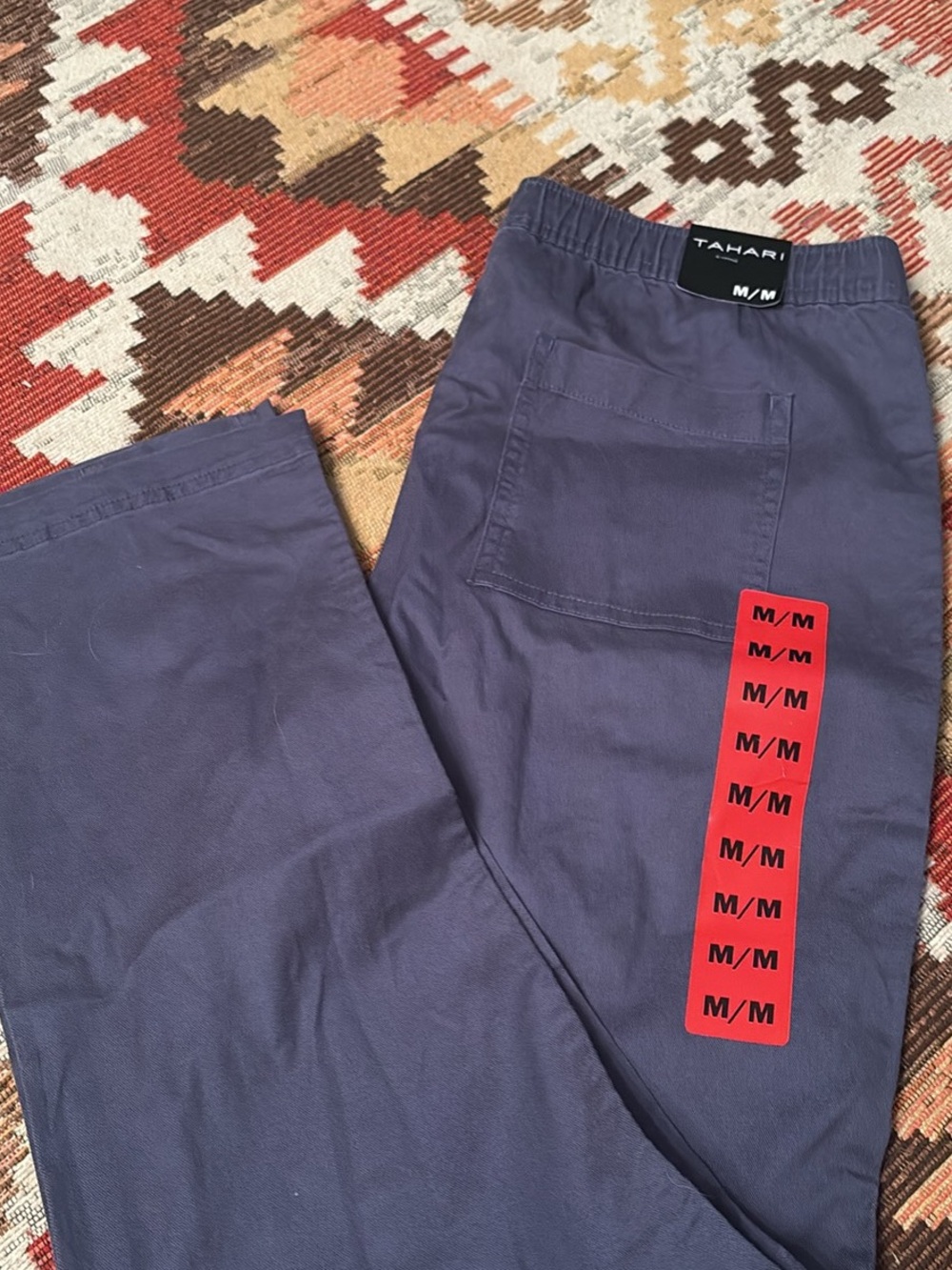 Tahari womens Waist Navy Pants - M